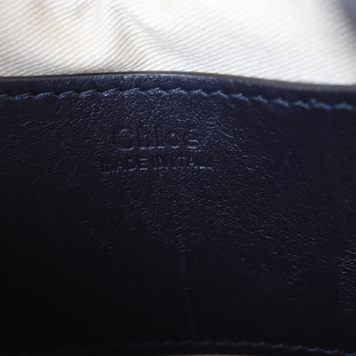 Chloe Tess Small Croc-Embossed