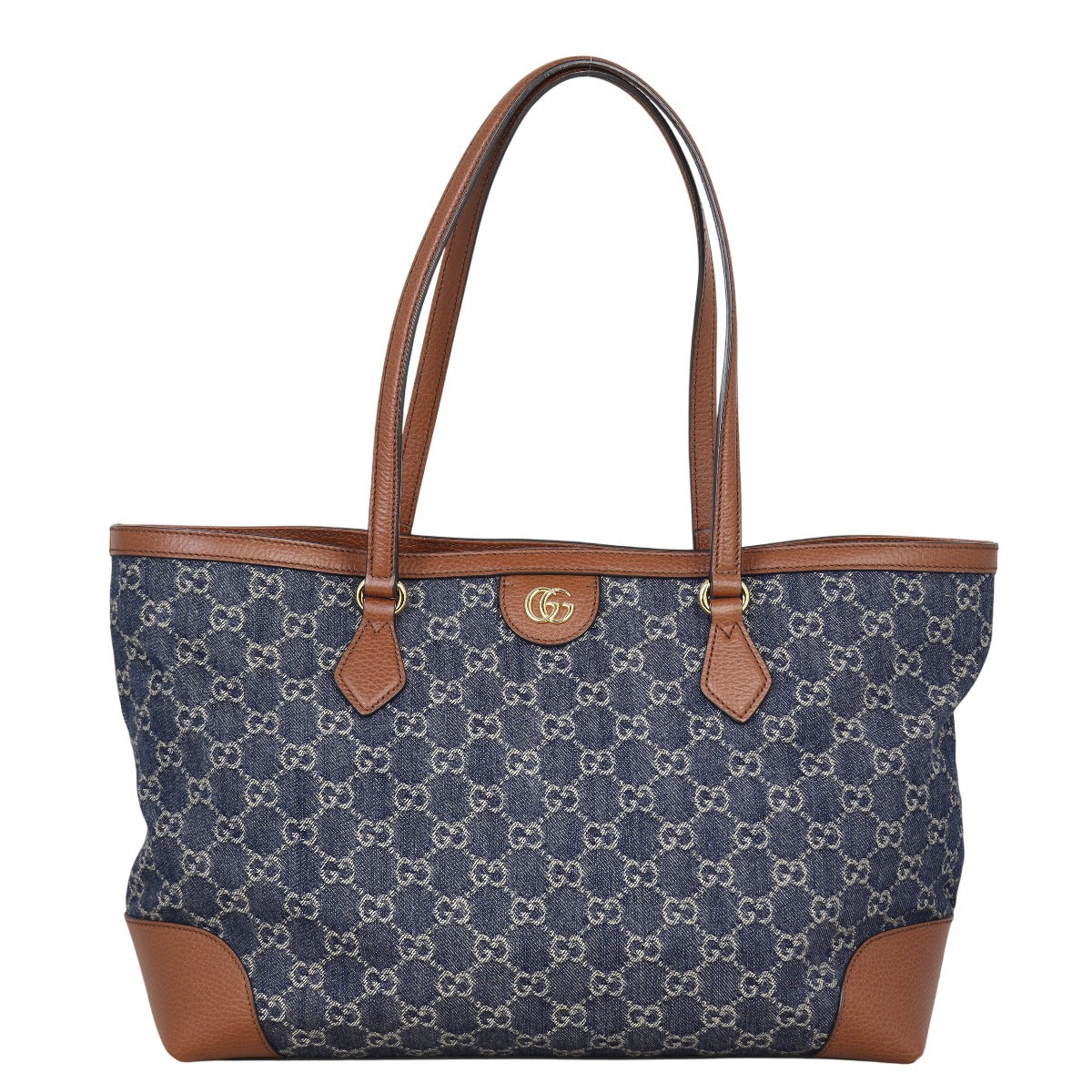 Gucci GG Denim Ophidia Medium Tote