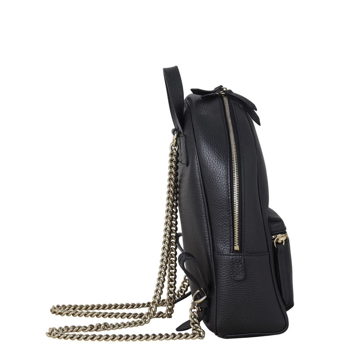 Gucci Soho Leather Chain Backpack
