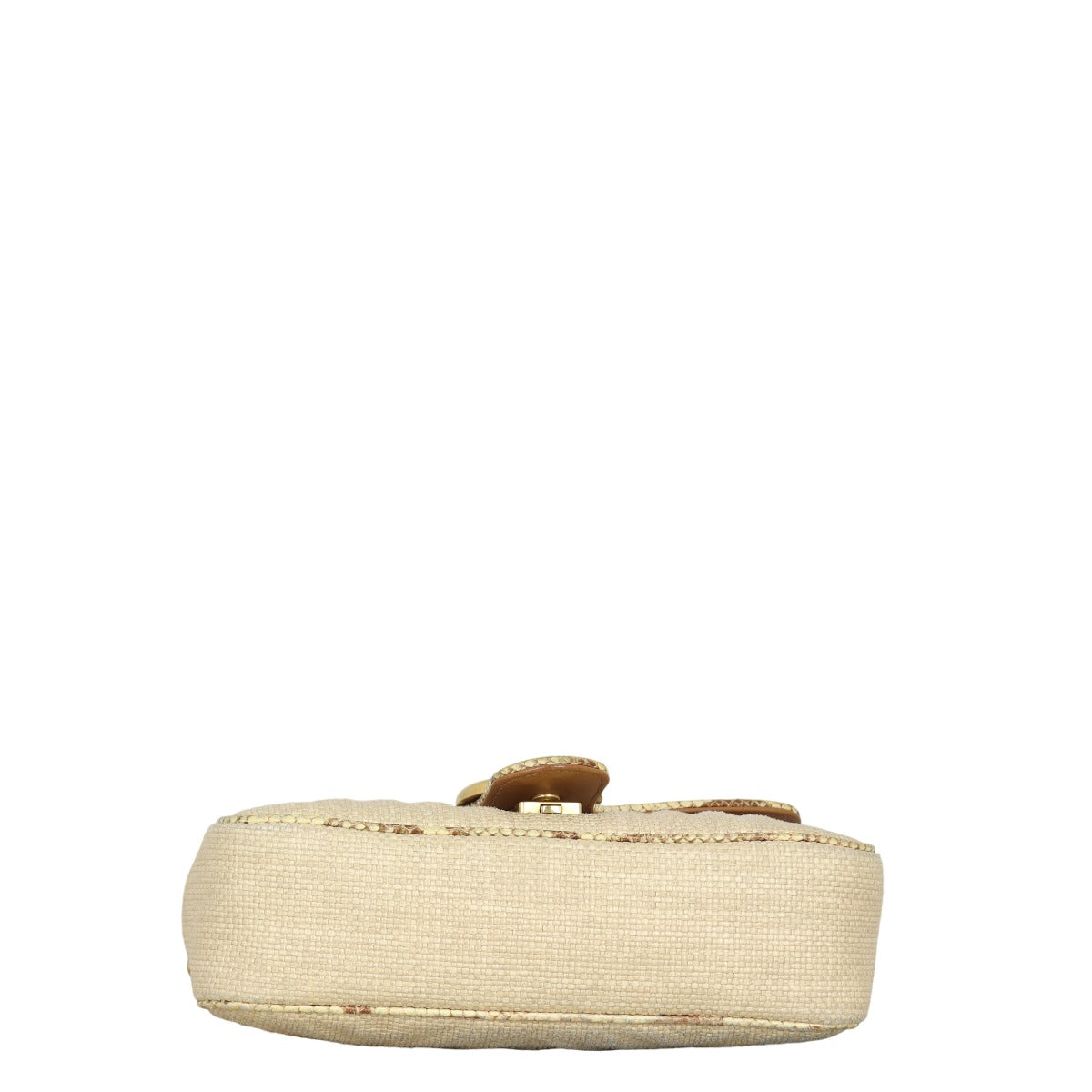 Gucci GG Marmont Matelasse Small Shoulder Bag Raffia Python