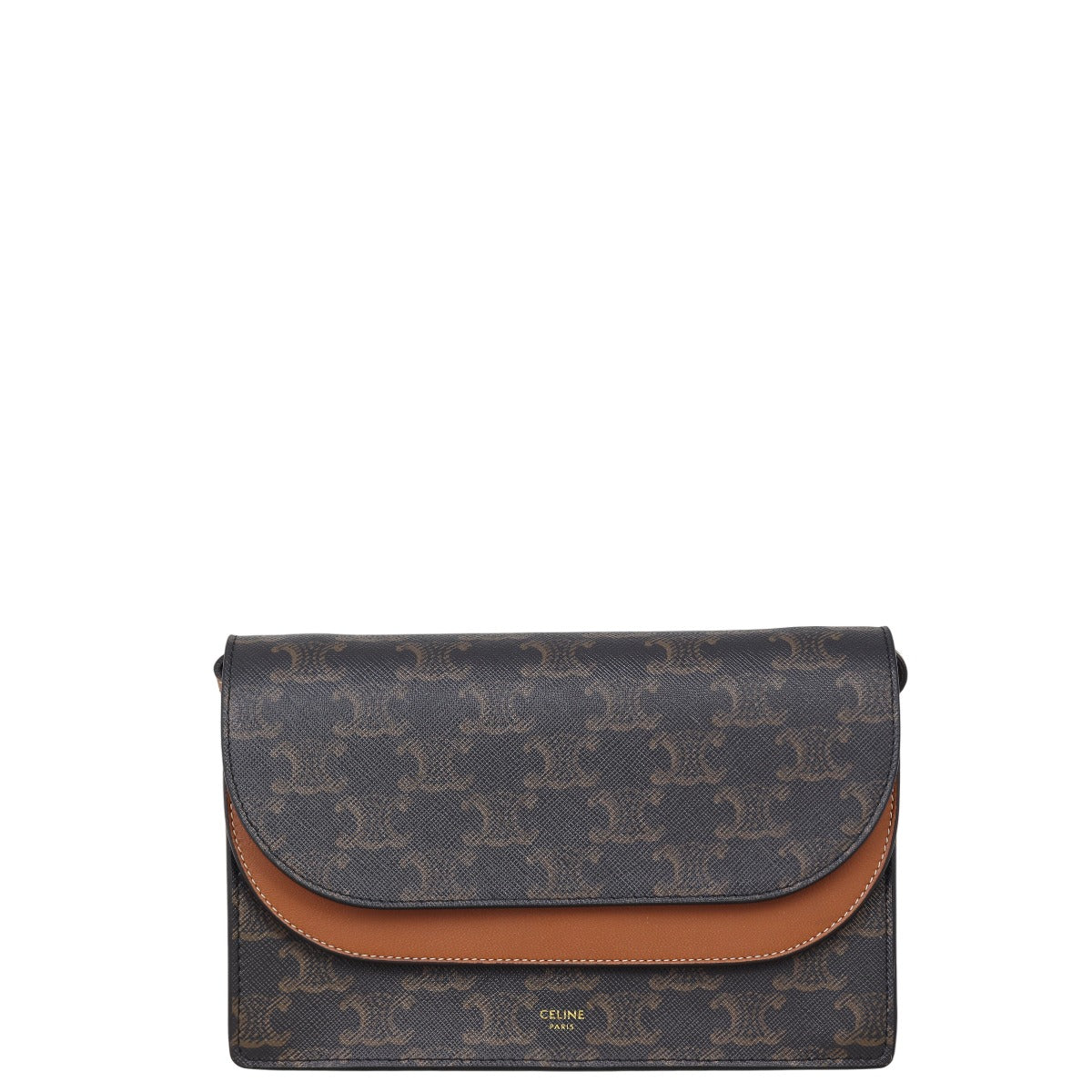 Celine Double Flap Wallet On Strap