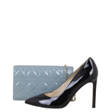 Dior Lady Dior Patent Cannage Pouch