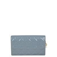 Dior Lady Dior Patent Cannage Pouch