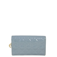 Dior Lady Dior Patent Cannage Pouch