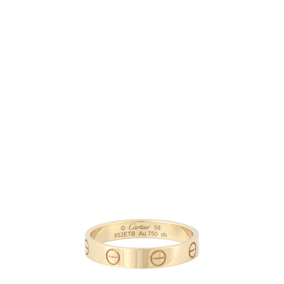 Cartier Love Ring Small 18k Yellow Gold