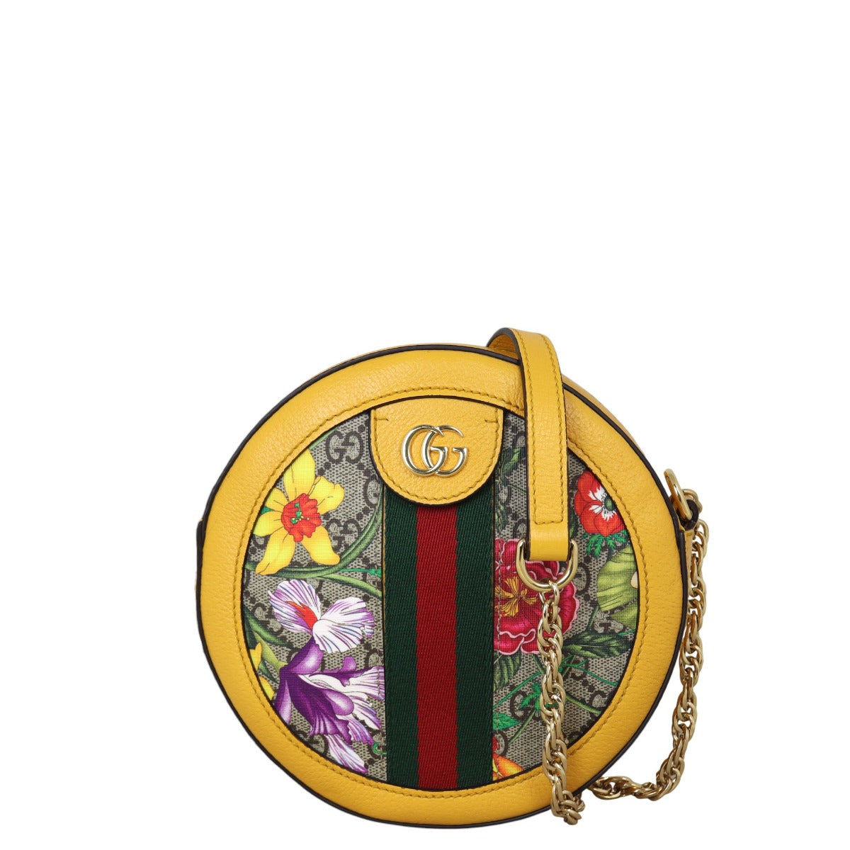 Gucci Flora Ophidia Round Mini Shoulder Bag