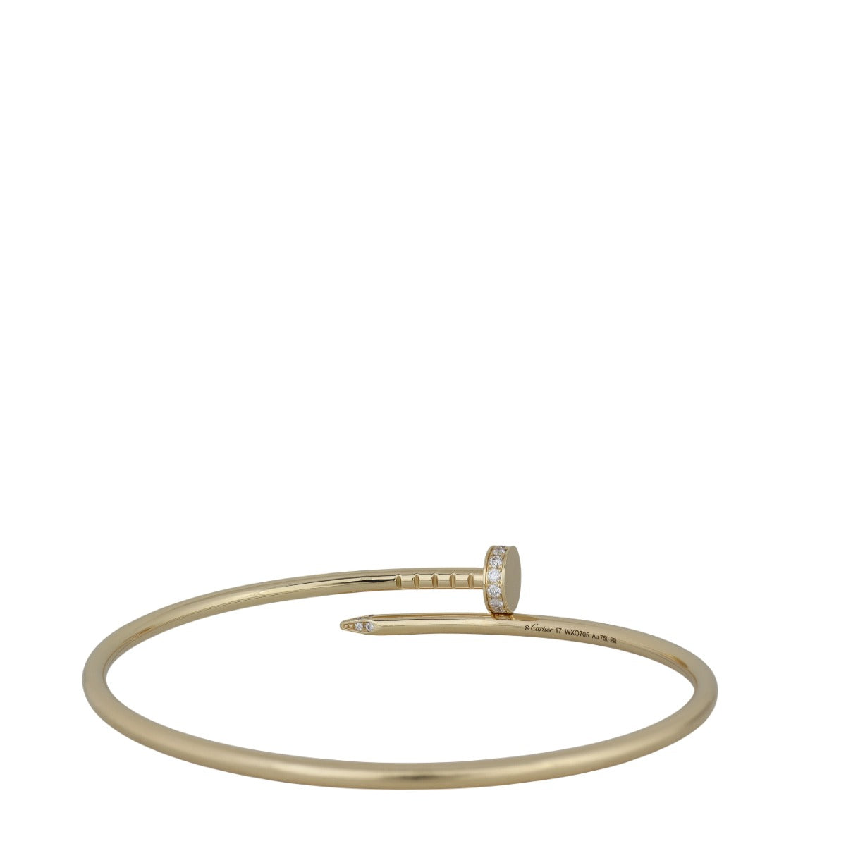 Cartier Juste un Clou Bracelet 18k Yellow Gold Diamond Small