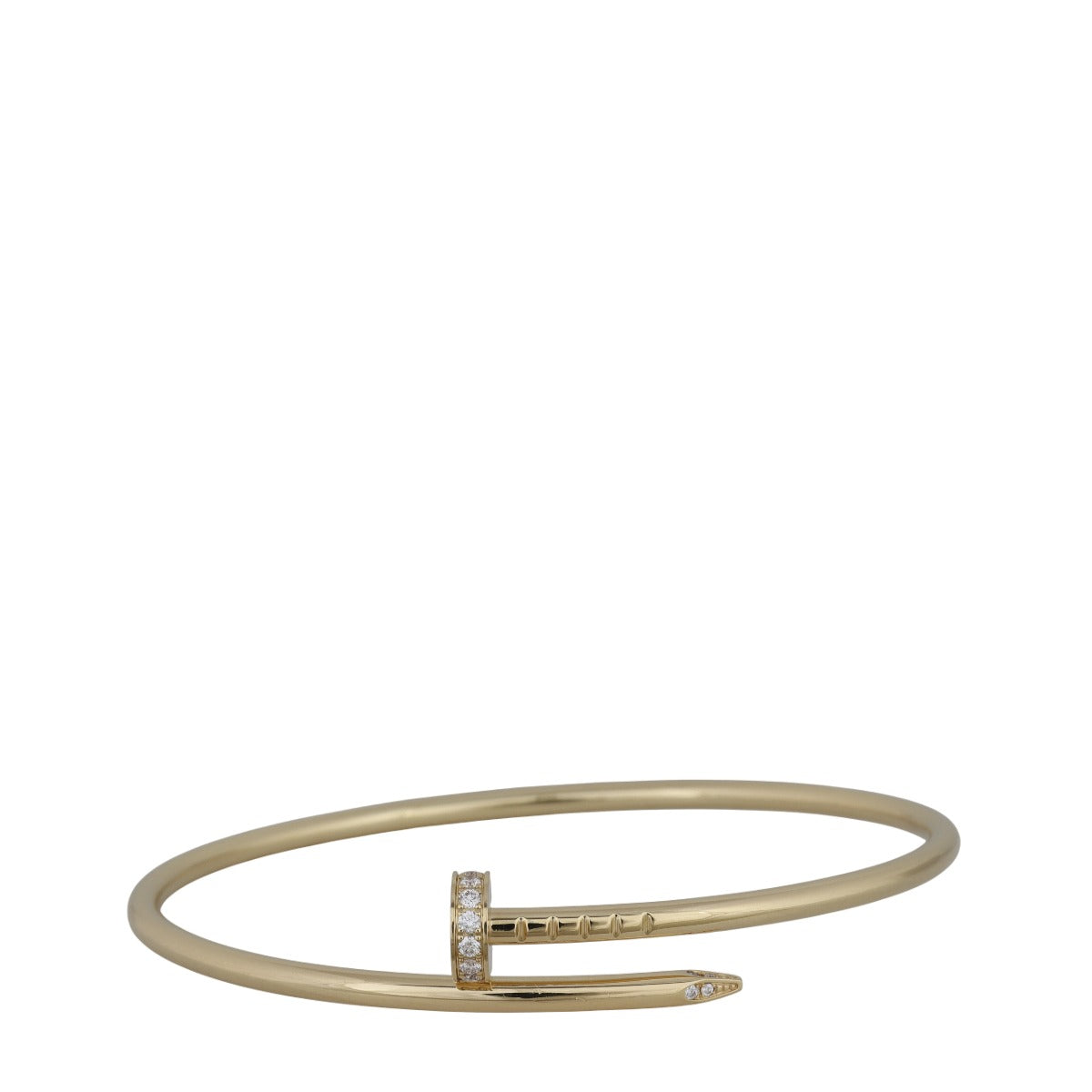 Cartier Juste un Clou Bracelet 18k Yellow Gold Diamond Small