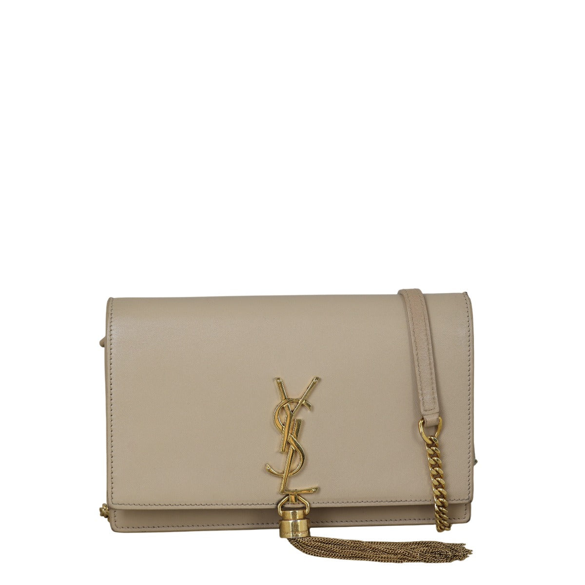 Saint Laurent Kate Tassel Chain Wallet