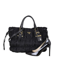 Prada Tessuto Gaufre Tote