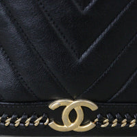 Chanel Paris Cosmopolite Bucket Bag Chevron