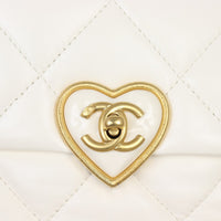 Chanel Coco CC Love Heart Flap Bag Small