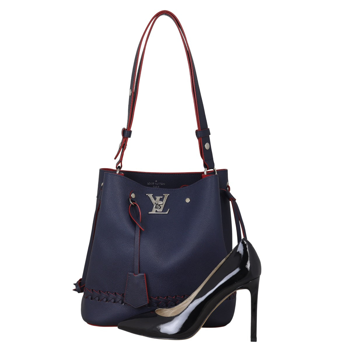 Louis Vuitton Lockme Braided Bucket