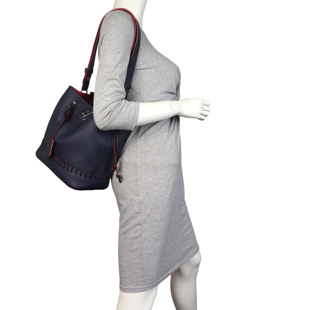 Louis Vuitton Lockme Braided Bucket