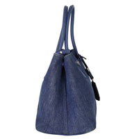 Prada Saffiano Denim Double Bag