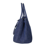 Prada Saffiano Denim Double Bag