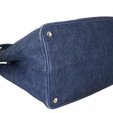 Prada Saffiano Denim Double Bag