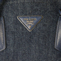 Prada Saffiano Denim Double Bag