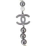 Chanel CC Pearl and Bead Multi Strand Long Necklace