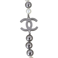Chanel CC Pearl and Bead Multi Strand Long Necklace