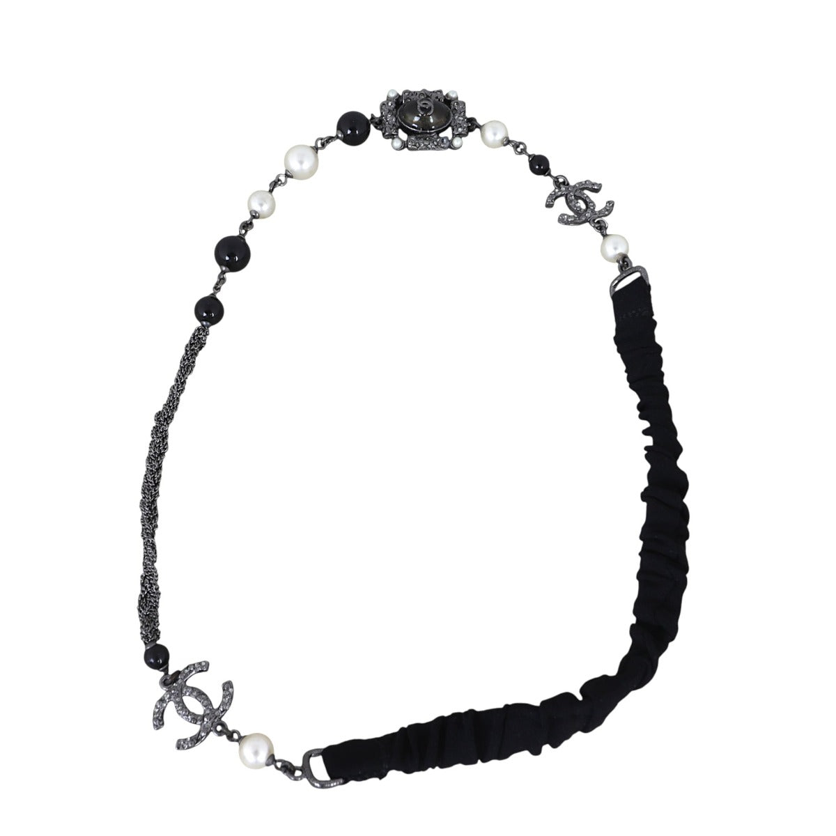 Chanel CC Pearl Headband