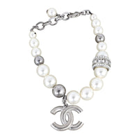 Chanel Crystal CC Pearl Bracelet