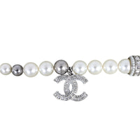 Chanel Crystal CC Pearl Bracelet