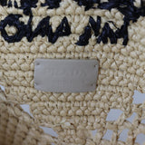 Prada Crochet Raffia Hobo