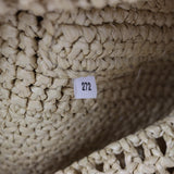 Prada Crochet Raffia Hobo