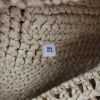 Prada Crochet Raffia Hobo