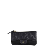 Chanel CC Zip Card Holder