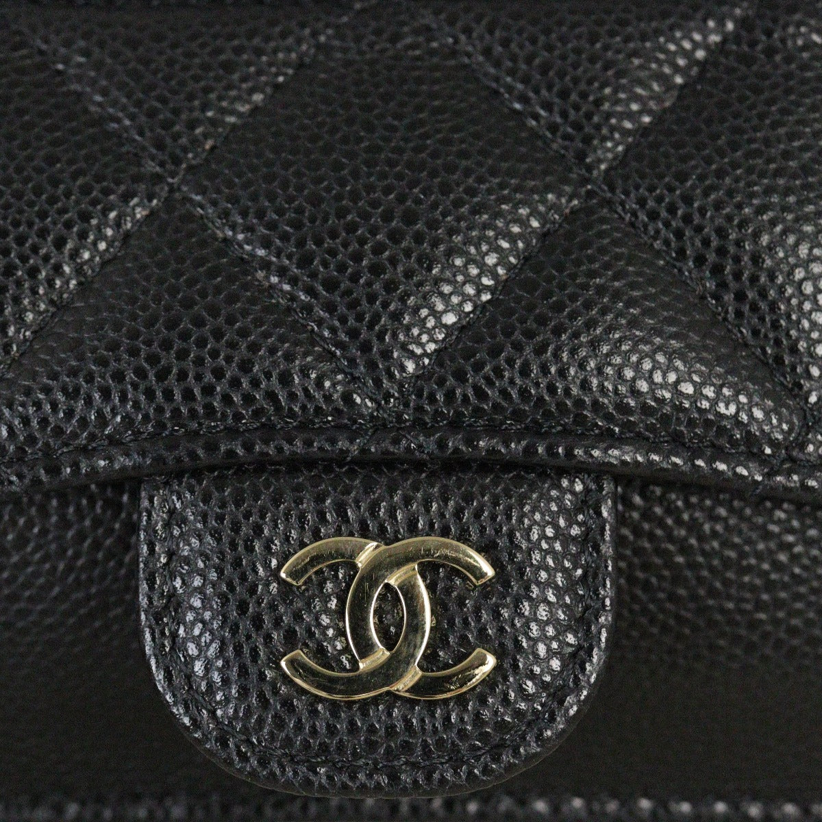Chanel CC Zip Card Holder