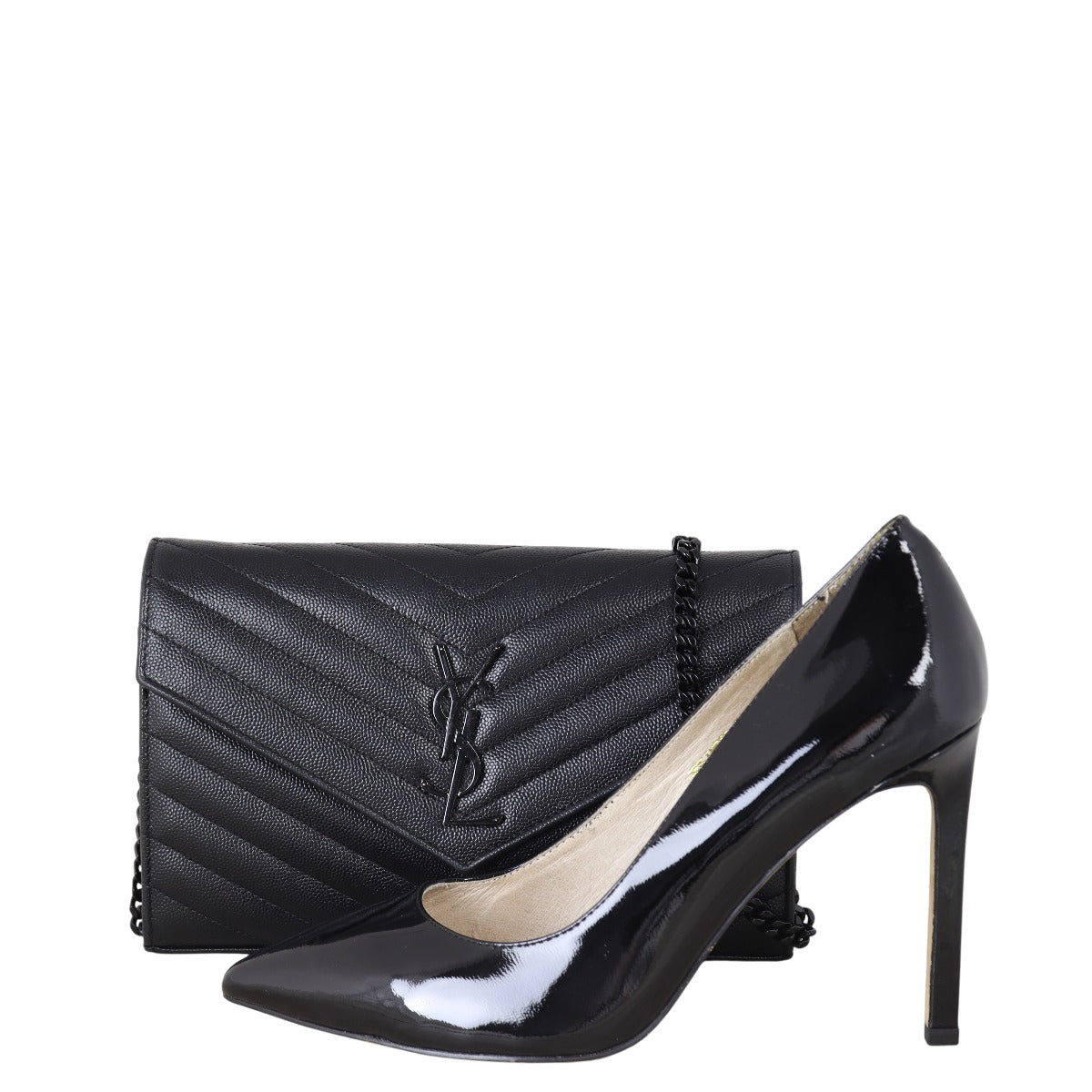 Saint Laurent Cassandre Chain Wallet