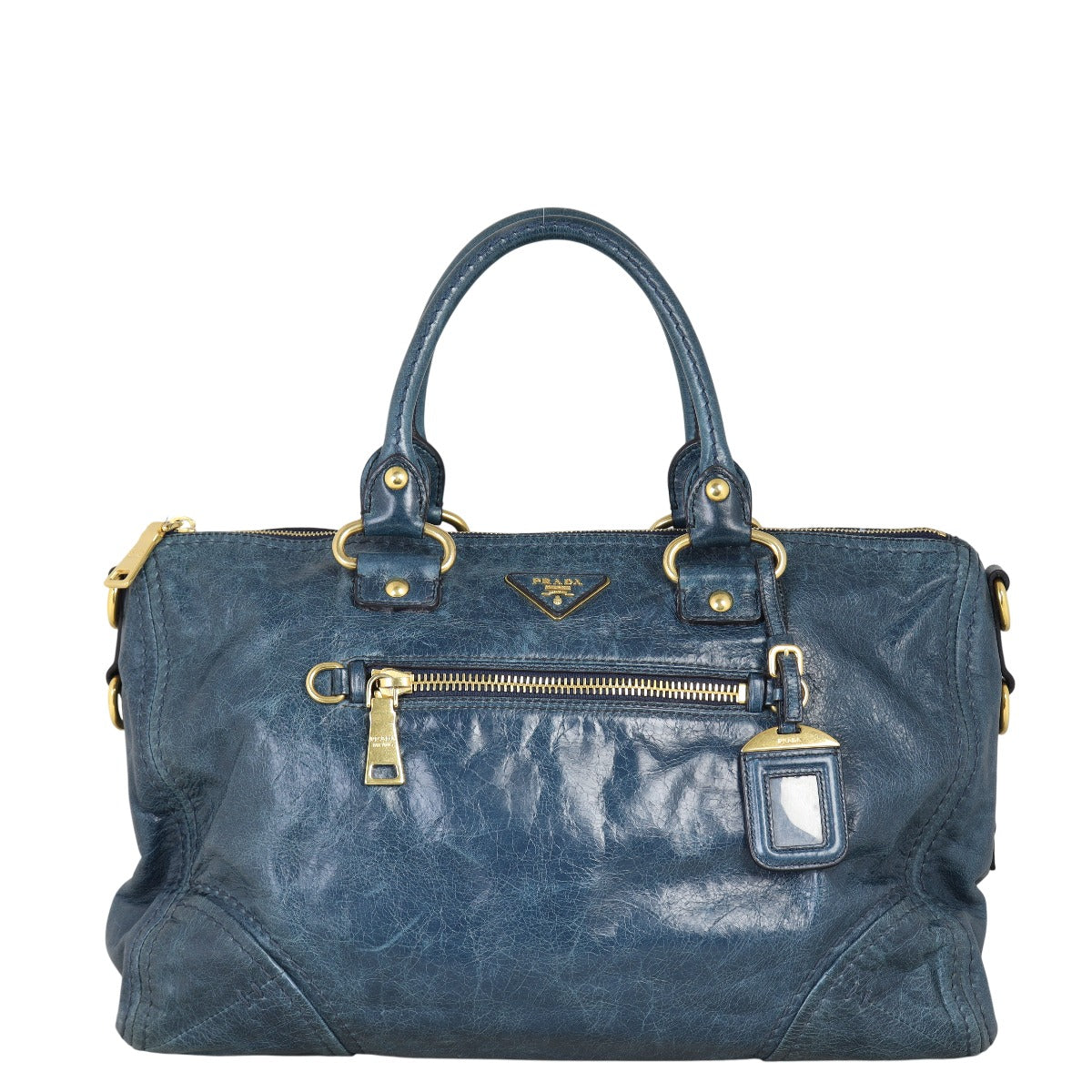 Prada Vitello Shine Two-Way Tote