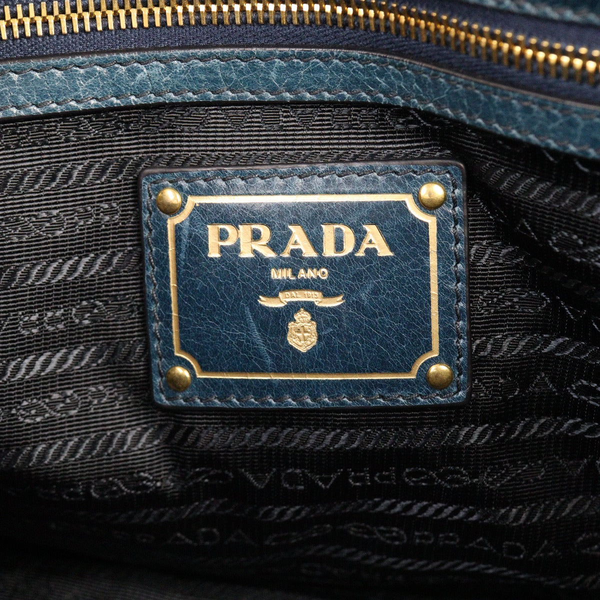 Prada Vitello Shine Two-Way Tote