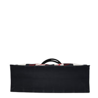 Saint Laurent Striped Canvas Cabas