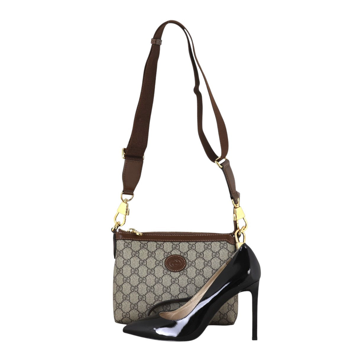 Gucci GG Supreme Interlocking G Messenger
