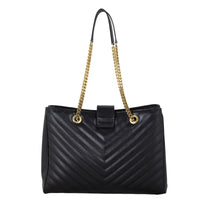 Saint Laurent Chevron Shopping Tote
