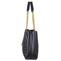 Saint Laurent Chevron Shopping Tote