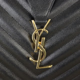 Saint Laurent Chevron Shopping Tote