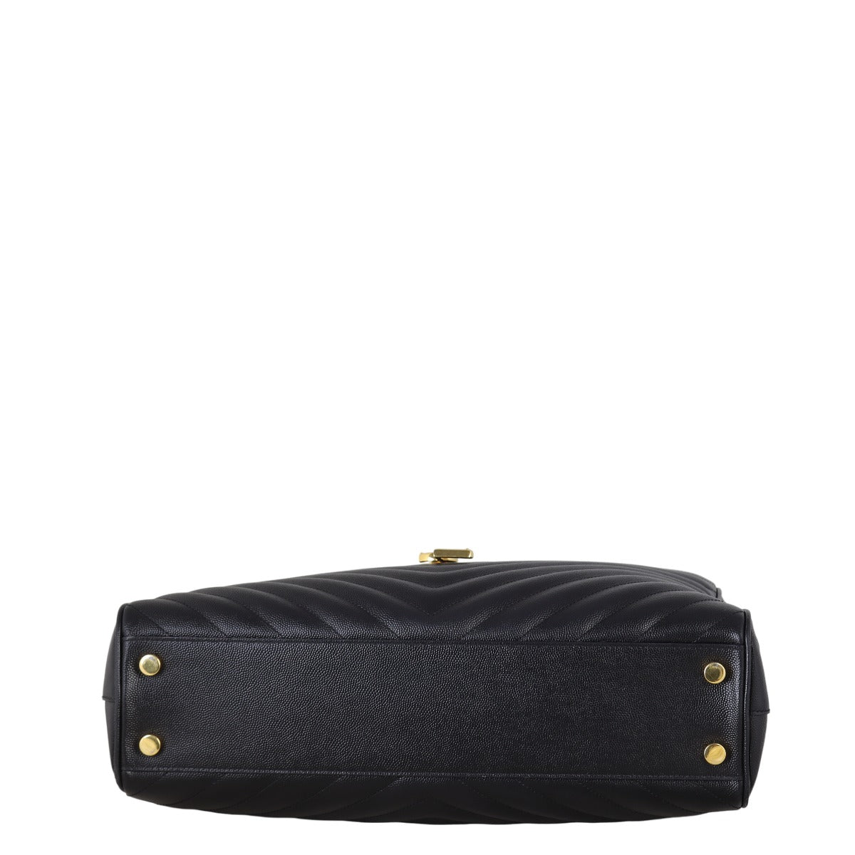 Saint Laurent Chevron Shopping Tote