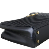 Saint Laurent Chevron Shopping Tote