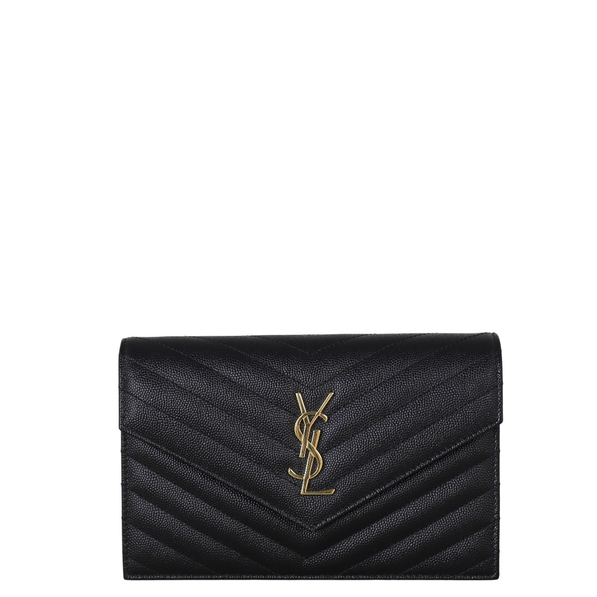 Saint Laurent Cassandre Envelope Chain Wallet