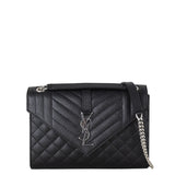 Saint Laurent Monogram Mix Matelasse Envelope Chain Bag Medium