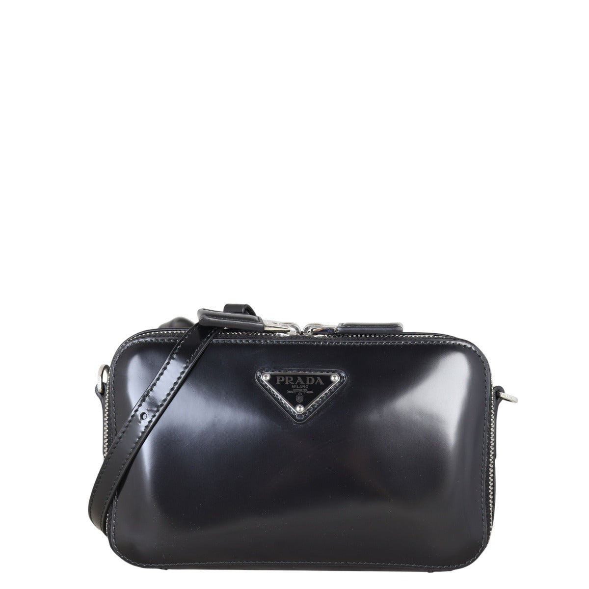 Prada Brushed Leather Brique Bag