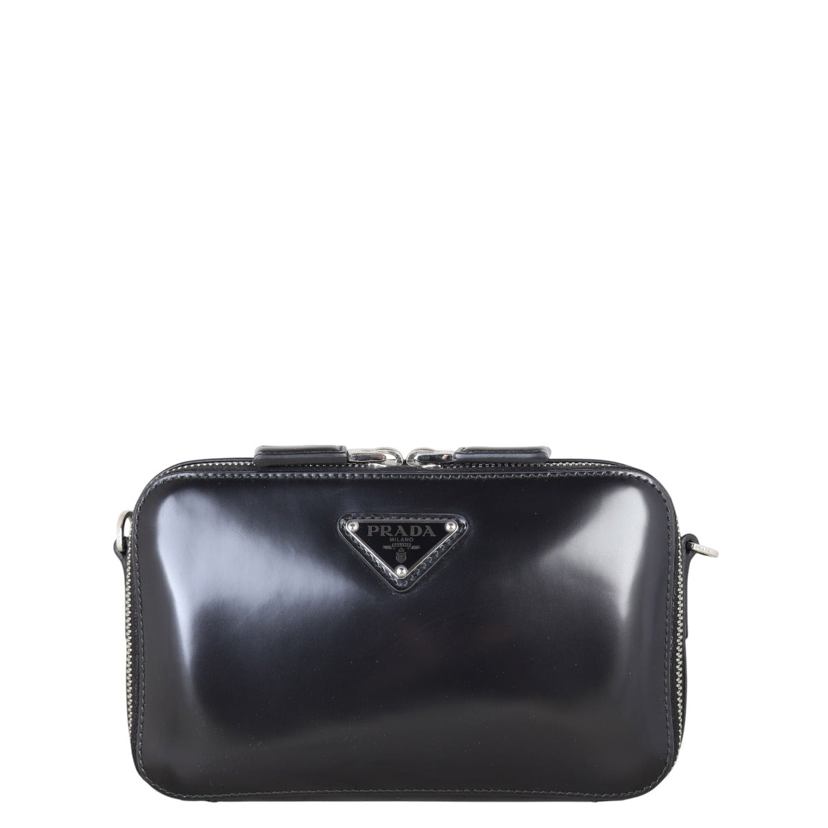 Prada Brushed Leather Brique Bag