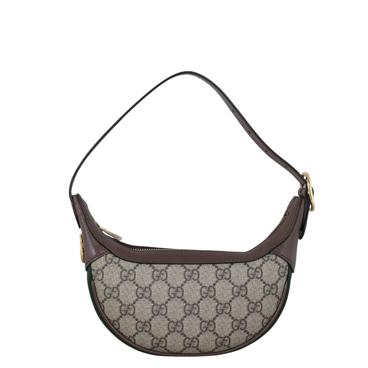 Gucci Ophidia GG Supreme Mini Crescent Shoulder Bag