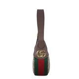 Gucci Ophidia GG Supreme Mini Crescent Shoulder Bag