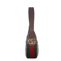 Gucci Ophidia GG Supreme Mini Crescent Shoulder Bag
