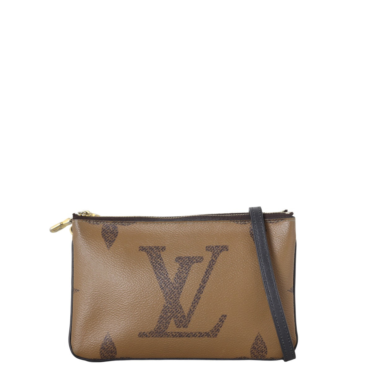 Louis Vuitton Double Zip Pochette Monogram Giant Reverse